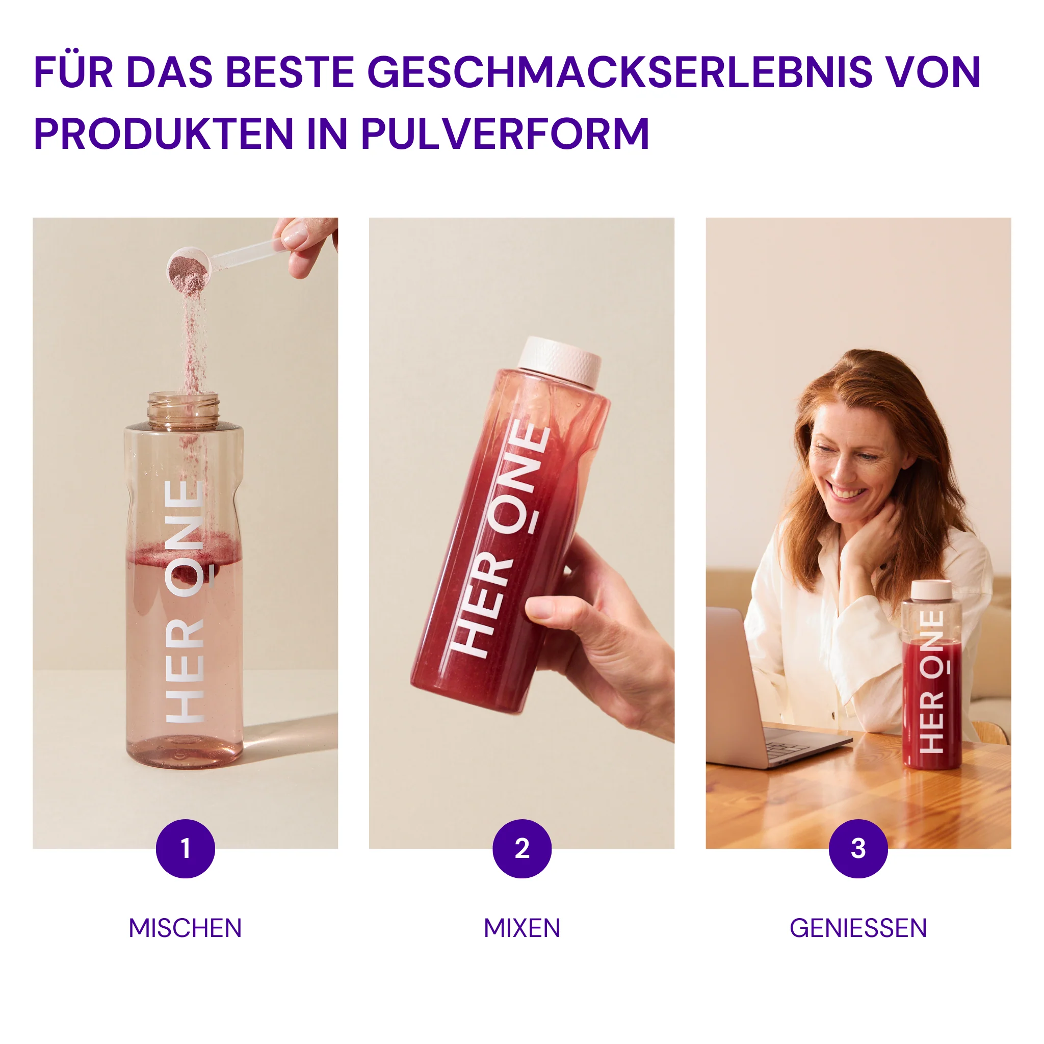 HER ONE Trinkflasche - Image 3